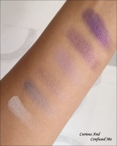 Makeup Revolution I Heart Makeup I Am Powerful eyeshadow palette review India eyeshadow review Affordable eyeshadow palette review Purplle eyeshadow in India review Indian beauty blog Makeup Revolution I Heart Makeup I Am Powerful swatches