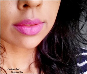 Miss Claire Matte Lip Cream 07 review Miss Claire Matte Lip Cream 07 swatch dupes of Nyx Soft Matte Lip Creams India Miss Claire Soft Matte Lip Cream review India Dusky Indian blogger Pink lipsticks for Dusky Indian skin Pink lipstick review Affordable lipstick review matte lipstick review