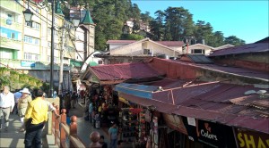 Shimla Market!! Can I go back . Dad bought something from one of those shops.