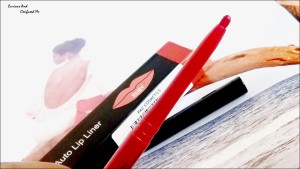 PAC Auto Lip Liner Ruby review PAC Auto Lip Liner Ruby Price PAC lipliner Ruby review PAC Lip Liner Ruby swatch Red lipliner under 300 India affordable lipliner India Indian beauty blog Dusky indian beauty blog