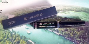 Chambor Smooth On Liquid Eyeliner Black swatch review, Chambor matte eyeliner review swatch, Chambor eyeliner review, Matte eyeliner in India review, Matte eyeliner under 1000