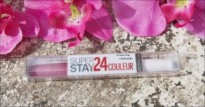Maybelline New York Superstay 24 color 2 step lipstick in 100 Very cranberry review swatch, Maybelline 24 color staying lipstick rose color swatch review, Maybelline 24 color 2 lipsticks review, Maybelline new launch lipstick, Maybelline natural everyday shade lipstick, Under 600 natural lipstick review