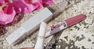 Maybelline New York Superstay 24 color 2 step lipstick in 100 Very cranberry review swatch, Maybelline 24 color staying lipstick rose color swatch review, Maybelline 24 color 2 lipsticks review, Maybelline new launch lipstick, Maybelline natural everyday shade lipstick, Under 600 natural lipstick review