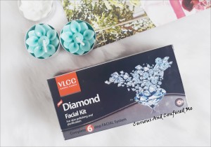 VLCC Diamond Facial Kit review, VLCC facial kit review, Skincare routine for oily skin, Dusky indian blogger