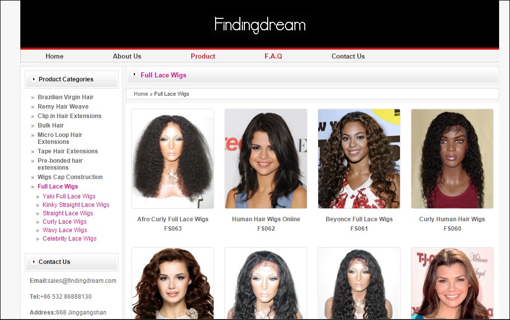 Findingdream.com : Lets you find your dream hair