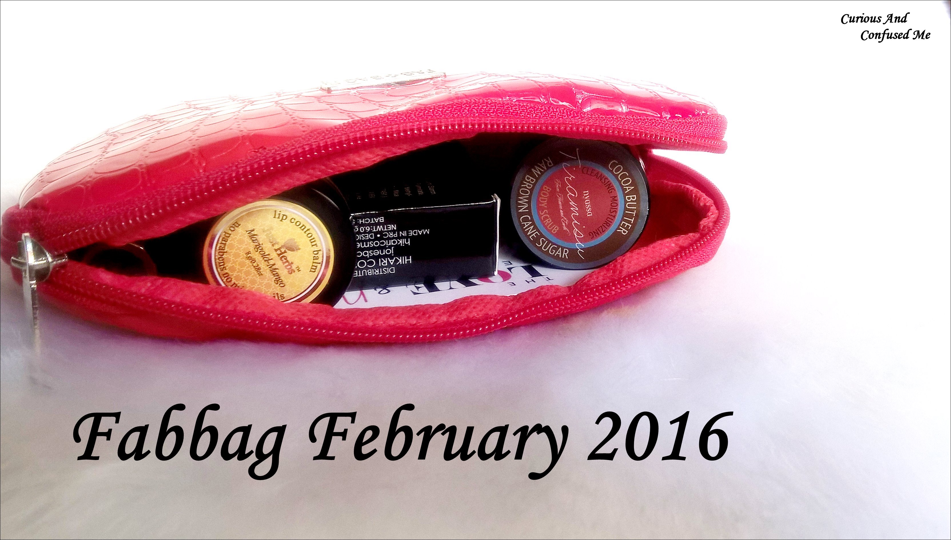 What I got in February 2016 Fabbag!!