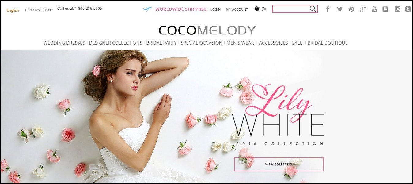 Cocomelody : Your one stop to ” Say Yes To The Dress”