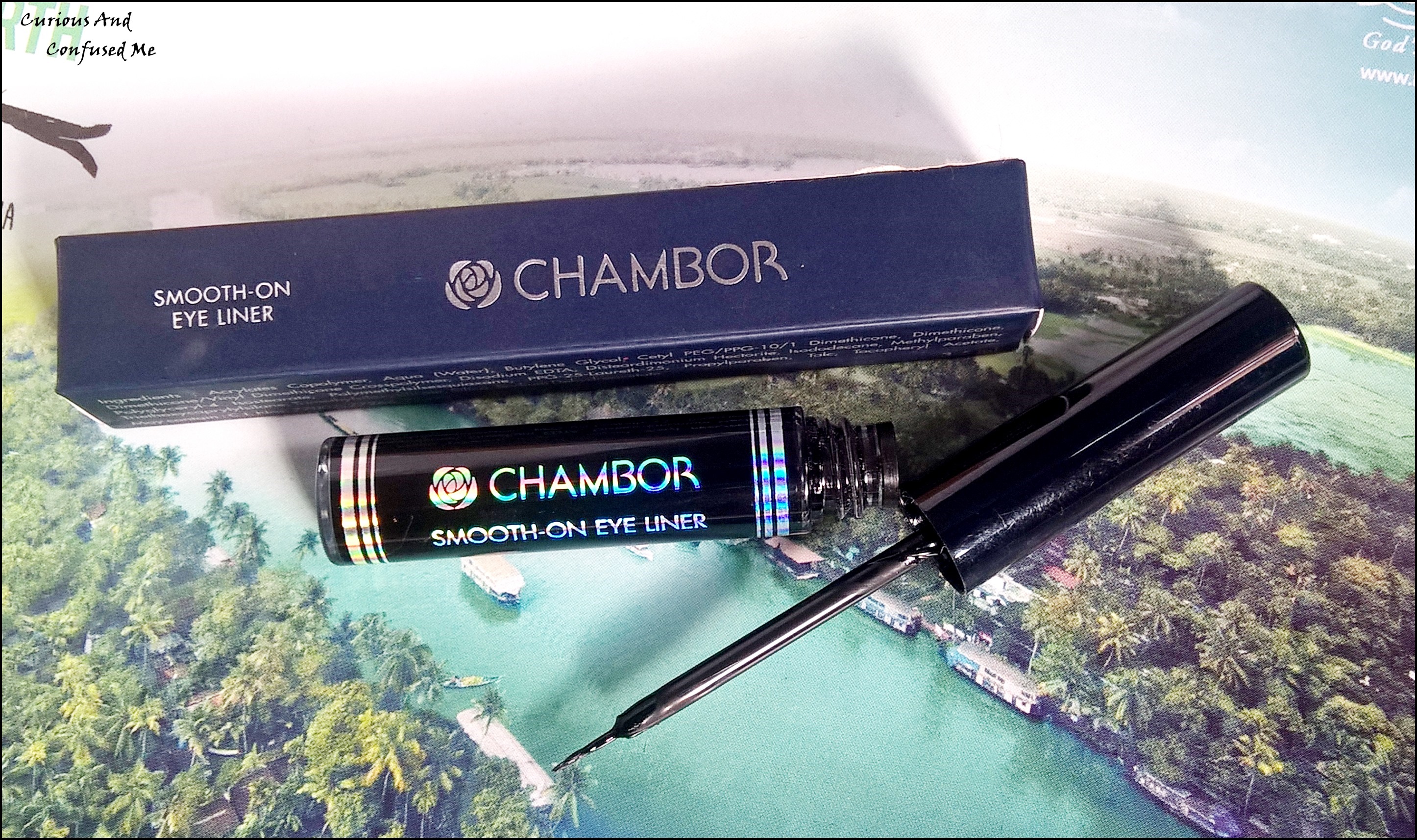Chambor Smooth On Liquid Eyeliner Black: Review,swatch