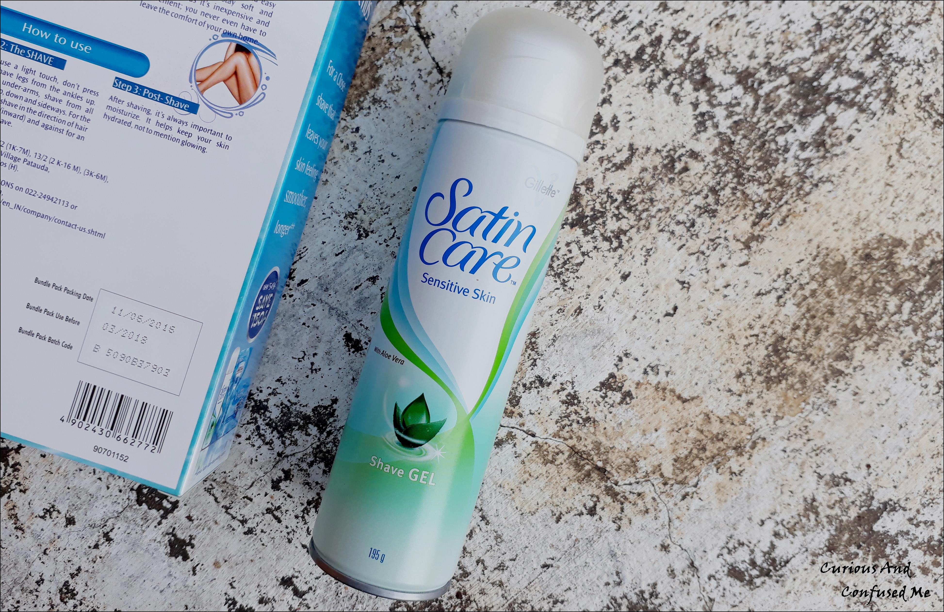 Gillette Satin Care Sensitive Skin Shave Gel with Aloe Vera Review