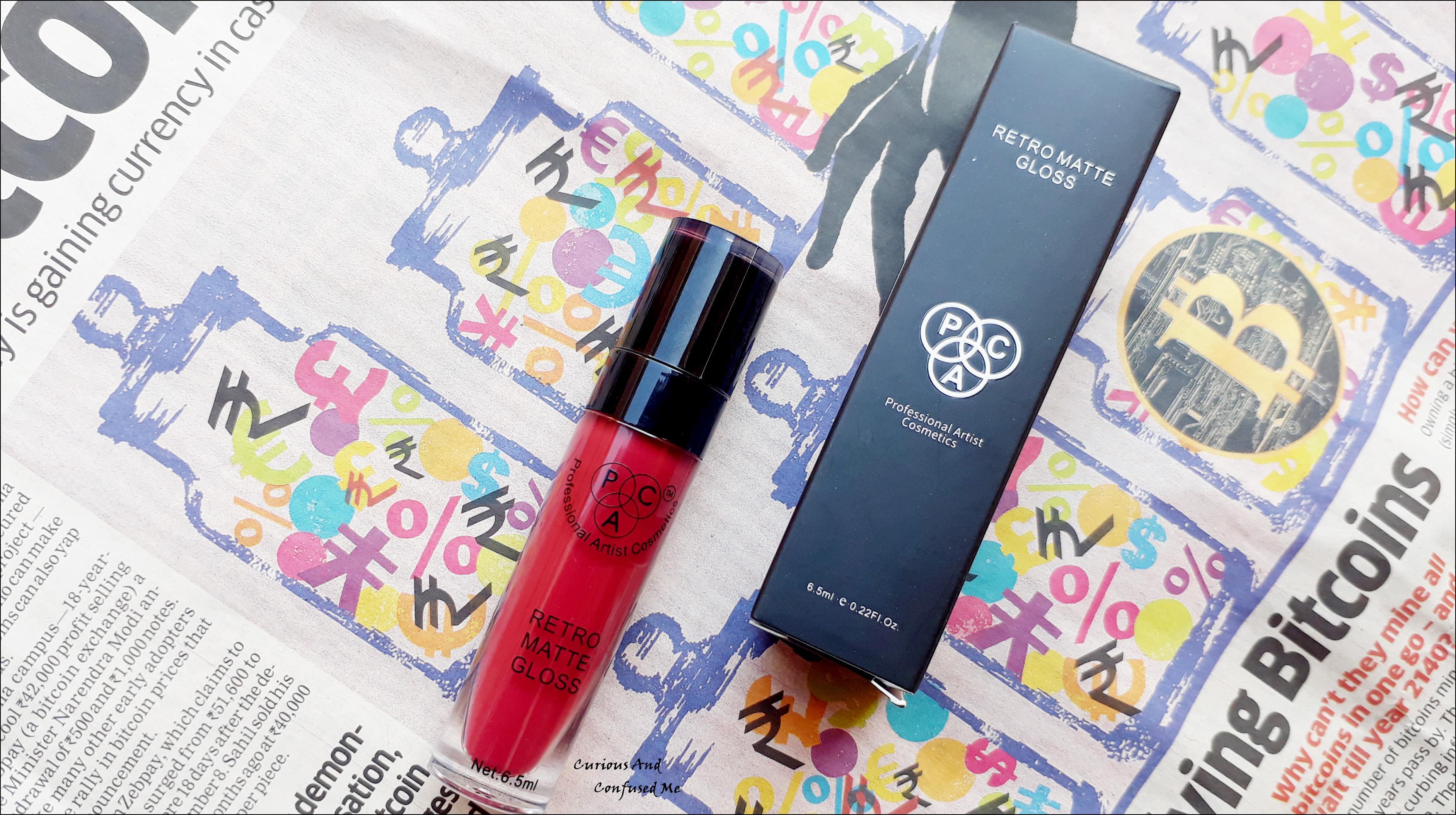 PAC Retro Matte Gloss 18 : Review, swatch, LOTD