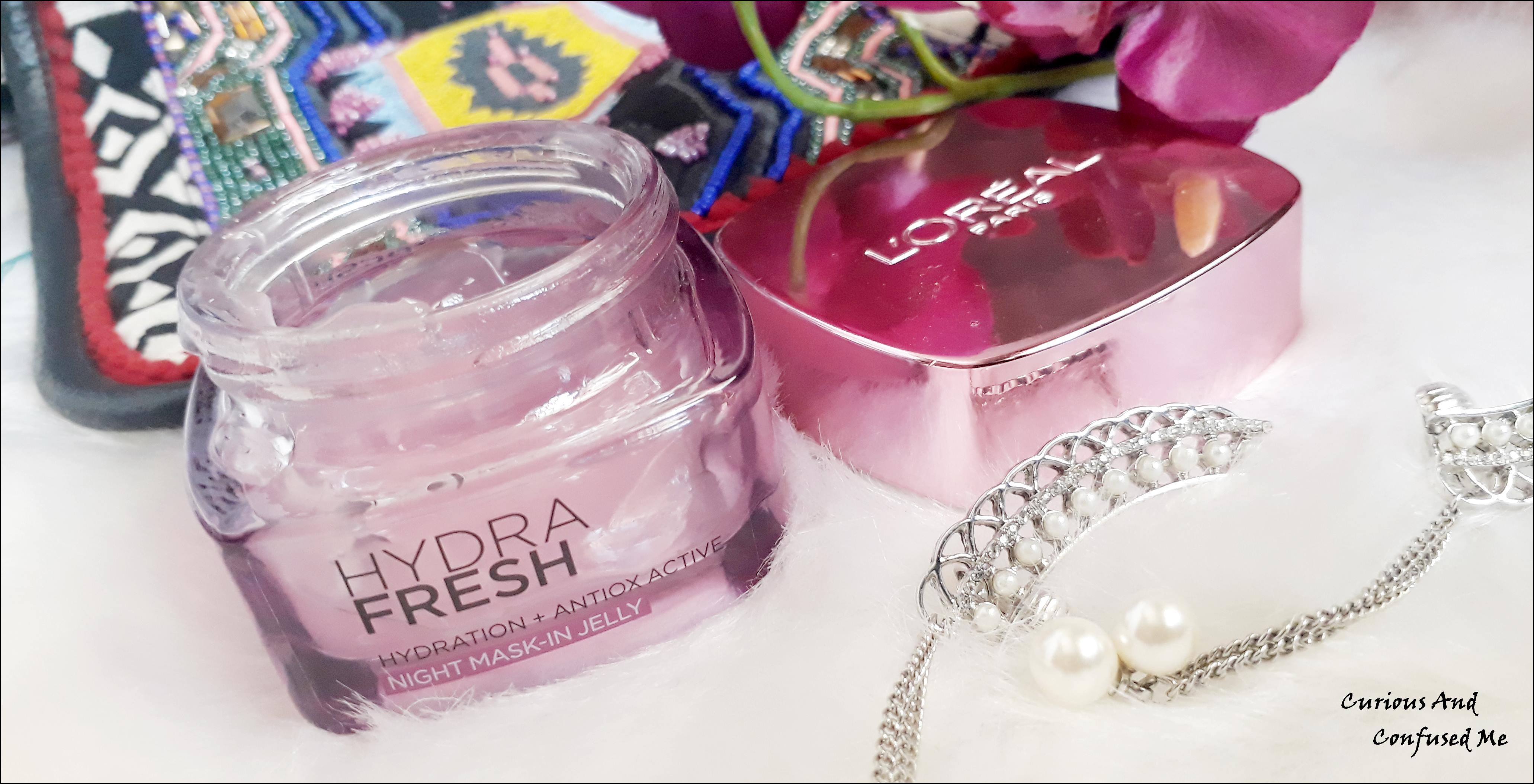Loreal Hydrafresh Hydration Antiox Active Night Mask-In Jelly review