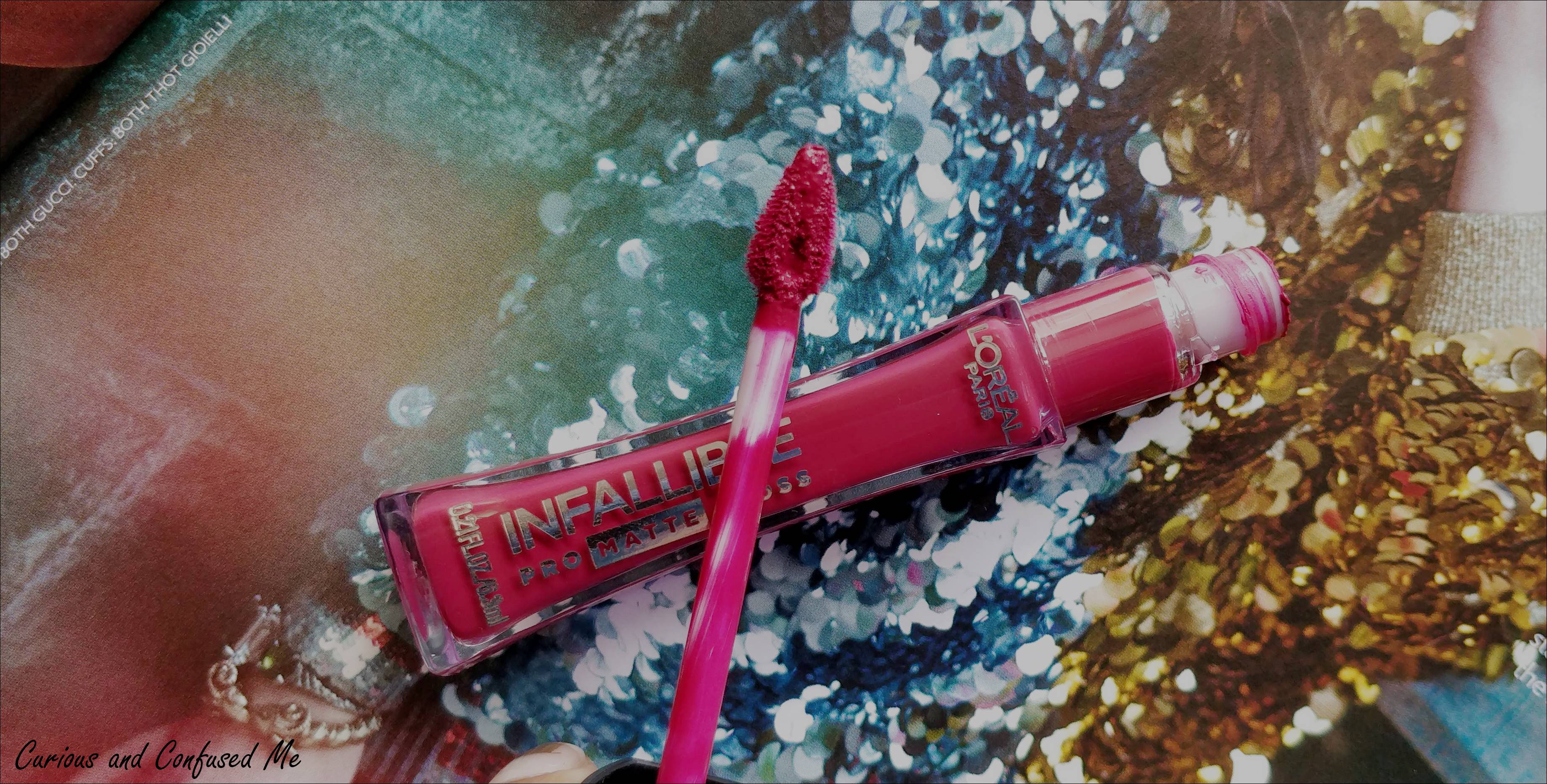 L’Oreal Paris Infallible Pro Matte Gloss Rouge Envy : Review, swatch